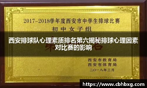西安排球队心理素质排名第六揭秘排球心理因素对比赛的影响